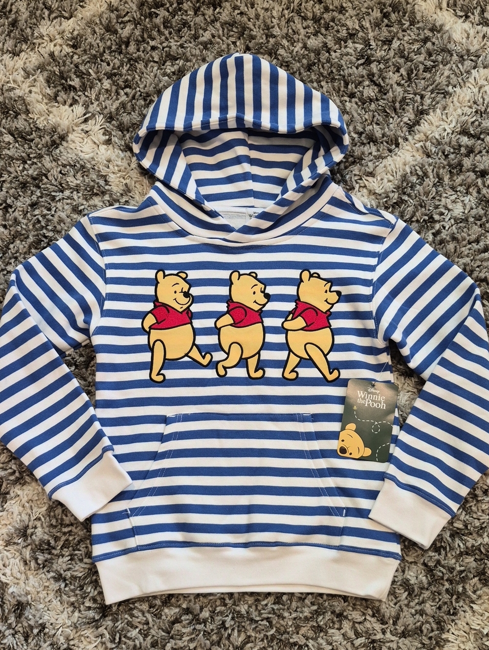 Disney Winnie the Pooh Striped Hoodie